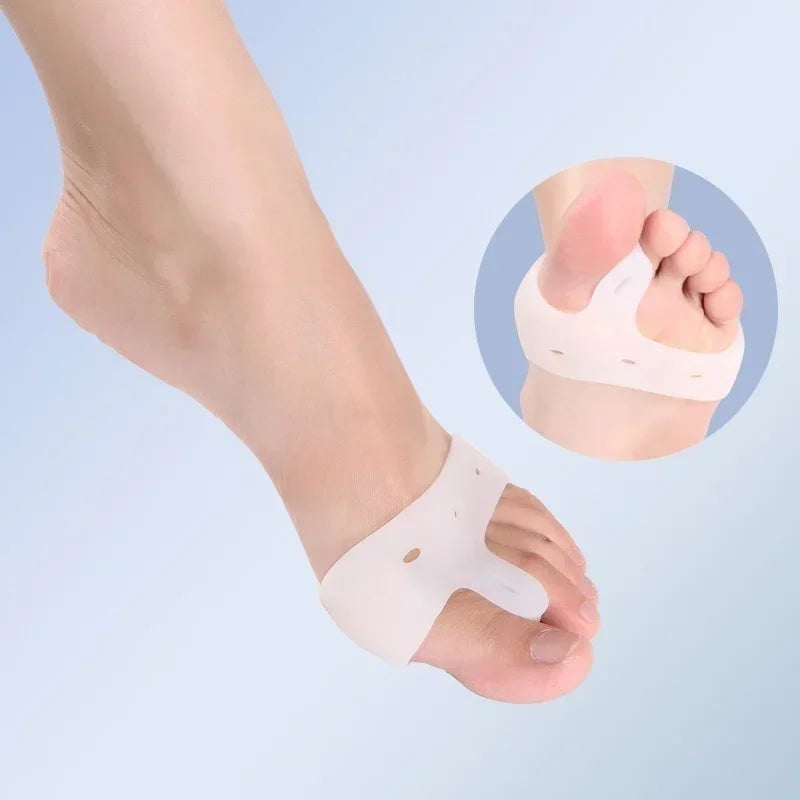 Silicone Toe Hallux Valgus Separators Straightener Bunion Relief Pads Toe Separator Forefoot Pad Corrector Personal Health Care