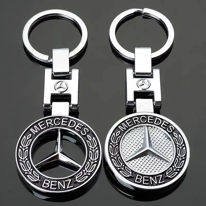 3D Metal Car Key Chain Keyring Pendant Auto Interiors Accessories For Mercedes Benz W203 W206 W220 W205 W211 W212 W201 W210 W108