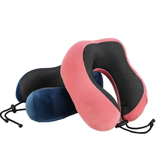 Soft U Shaped Travel Pillow Healthcare Memory Foam Pillow for Traveling Neck Cervical Airplane Pillows Neck Cushion