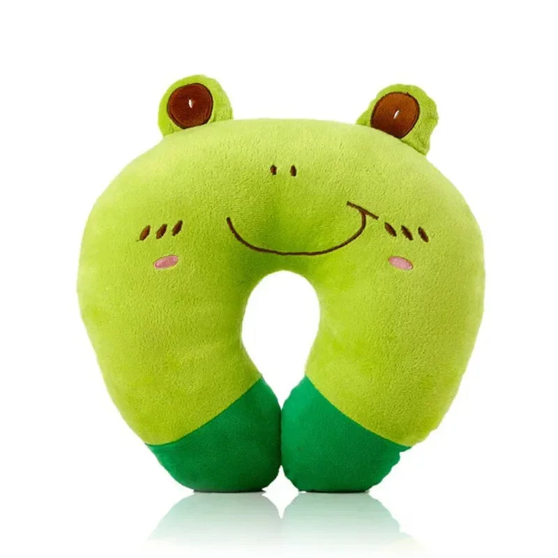 Soft U-Shaped Plush Sleep Neck Protection Pillow Office Cushion Cute Lovely Travel Pillows For Children/Adults