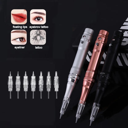 Wireless Rotary permanent makeup machines Professional micropigment dermographs Rotary Tattoo Machine For Eyebrow PMU Supplies