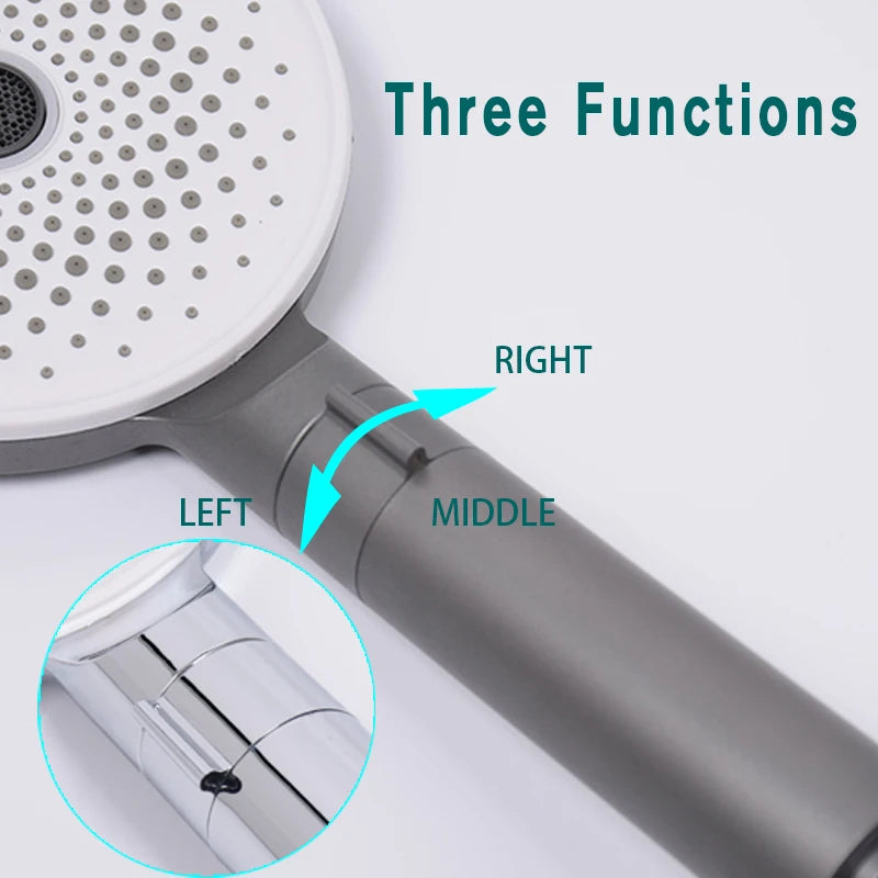 Dokour High Pressure Shower Head Bathroom Toilet Accessories Smart Rain Modern Turbocharger Water Saving Useful Household Star