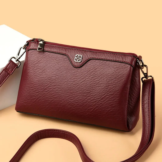 Luxury Handbags Women Bags Designer High Quality Soft Leather Shoulder Bags Casual Solid Color CrossBody Bags for Women 2024 Sac