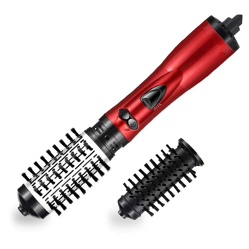 Hot Air Brush Design 3-In-1 Rotating Electric Hair Straightener Curling Comb Roller One-Step Electric Ion Hair Brush