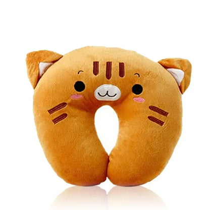 Soft U-Shaped Plush Sleep Neck Protection Pillow Office Cushion Cute Lovely Travel Pillows For Children/Adults