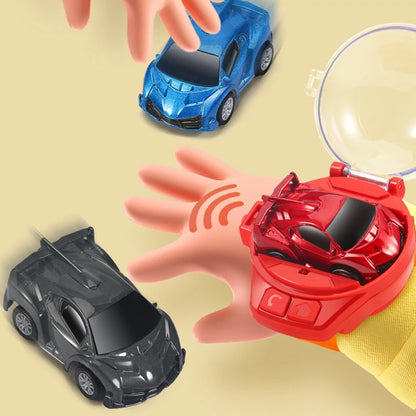 Watch Control Toy Car Mini RC Cars 2.4G Remote Control Car Electric Machine Radio Controlled Toy With Light For Children