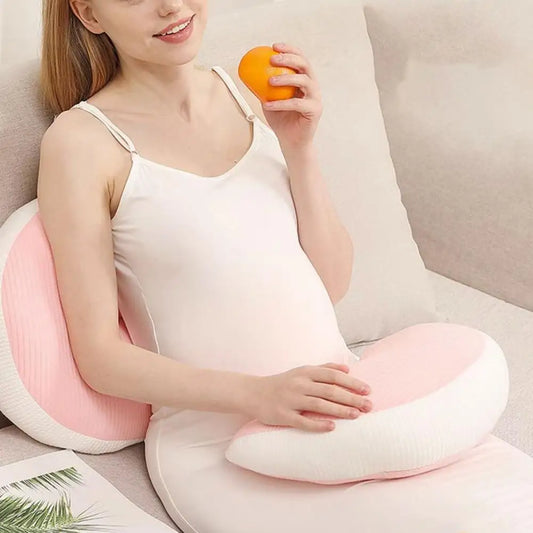 Adjustable Pillow Premium Pregnancy Pillow with Zipper Closure Double-sided Belly Back Support for Women Super Soft Wear